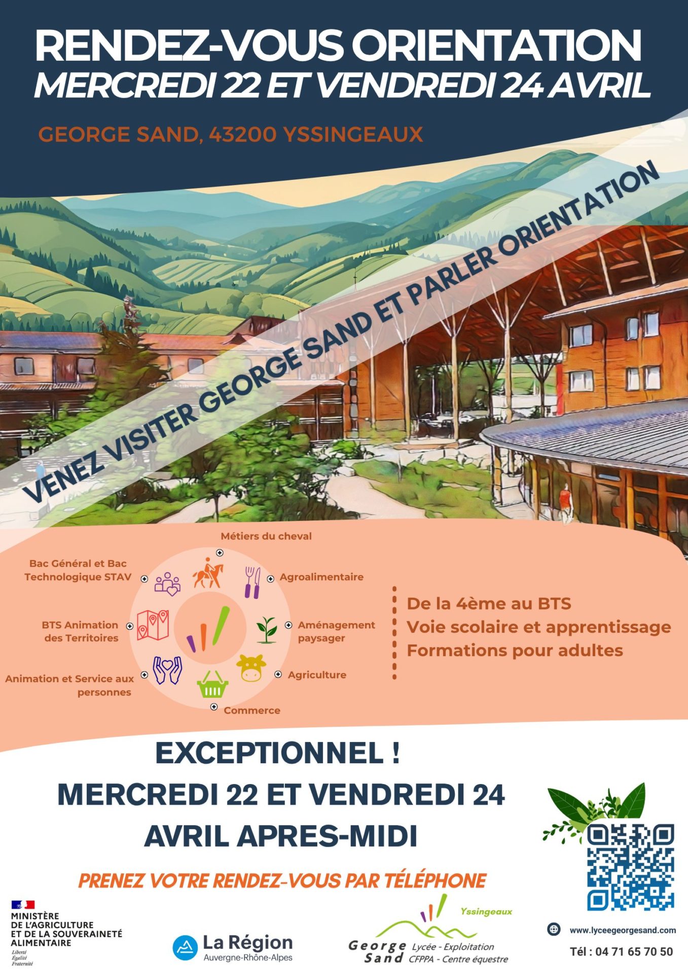 Après-midi de l'orientation 2026 George sand Yssingeaux